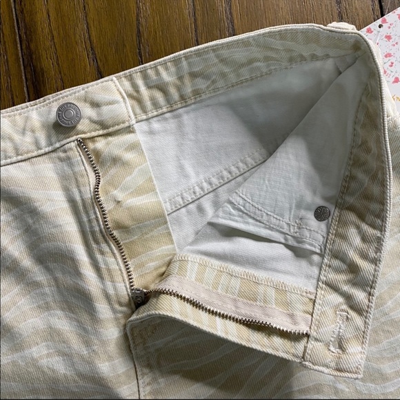 We the Free Bailey denim skirt cream zebra - Picture 9 of 10